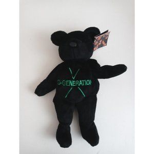 New 1999 WWF WWE Attitude Bear D-Generation X 10"